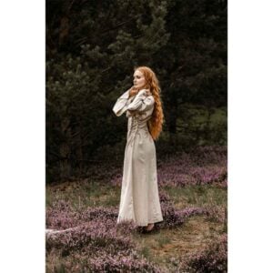 Angie Medieval Princess Dress - Natural