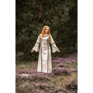 Angie Medieval Princess Dress - Natural