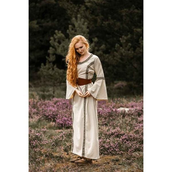 Angie Medieval Princess Dress - Natural