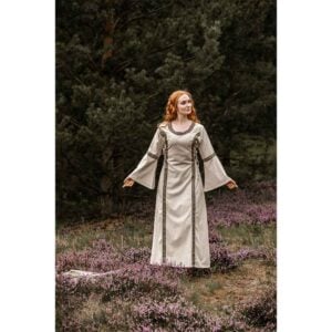 Angie Medieval Princess Dress - Natural