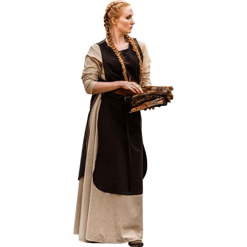 Magdalena Medieval Overdress - Brown