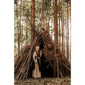 Magdalena Medieval Overdress - Brown