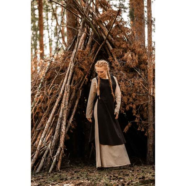 Magdalena Medieval Overdress - Brown