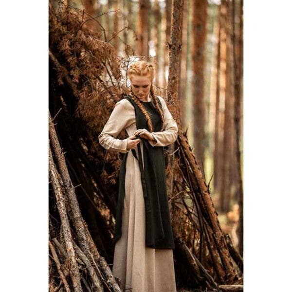 Magdalena Medieval Overdress - Green