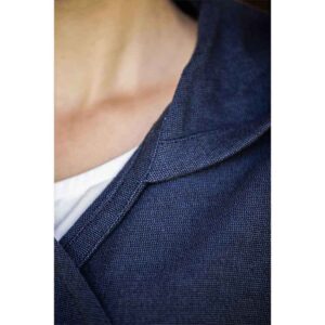 Gerlin Hooded Medieval Wrap Dress - Blue