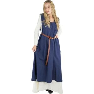 Gerda Medieval Peasant Overdress - Blue