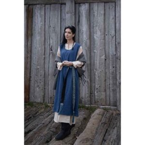 Gerda Medieval Peasant Overdress - Blue