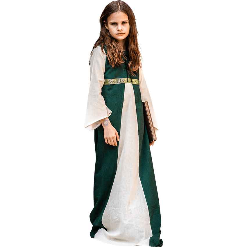 slim fit dress slacks Dark Green Empire Waist Dress