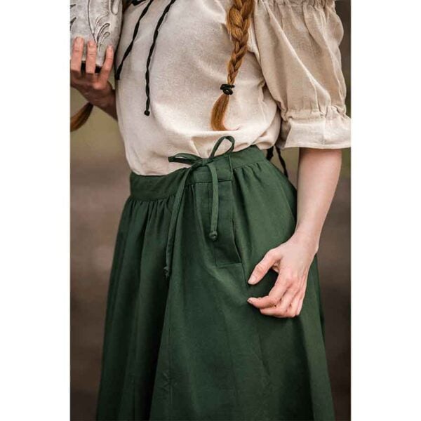 Konstanze Medieval Skirt - Green