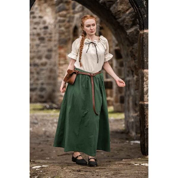 Konstanze Medieval Skirt - Green