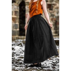 Konstanze Medieval Skirt - Black