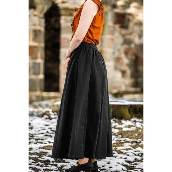 Konstanze Medieval Skirt - Black