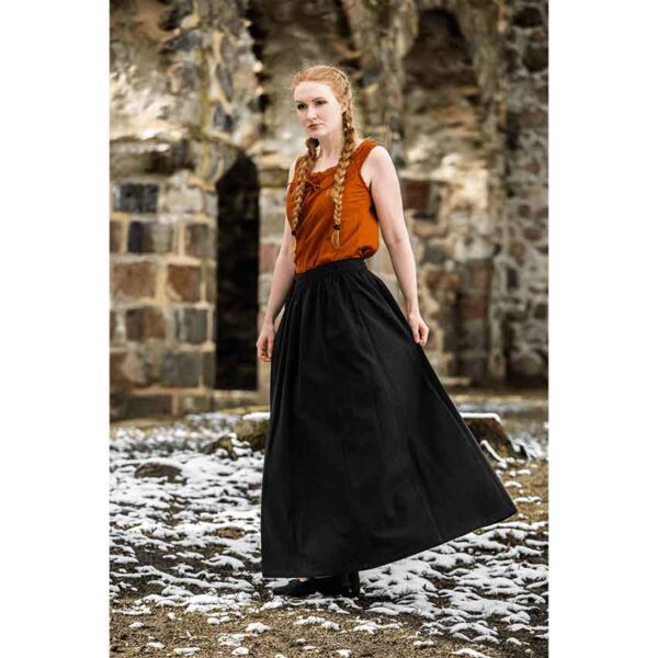 Konstanze Medieval Skirt - Black