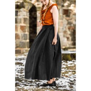 Konstanze Medieval Skirt - Black