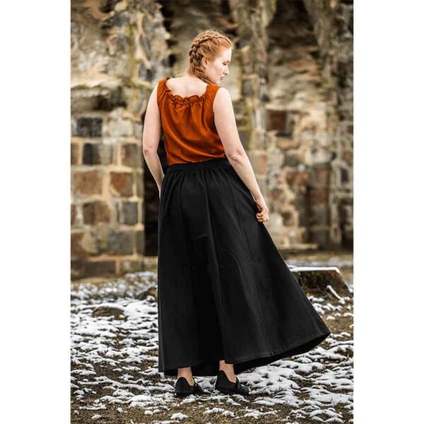 Konstanze Medieval Skirt - Black