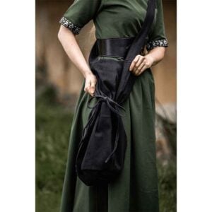 Ennlin Medieval Noble's Short Sleeve Dress - Green