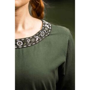 Ennlin Medieval Noble's Short Sleeve Dress - Green