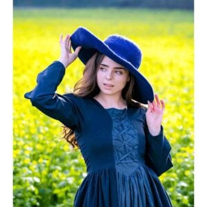 Medusa Medieval Gown - Black with Blue