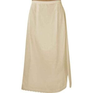 Manon Lace Hem Petticoat - Natural