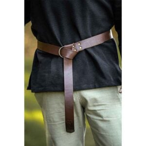 Vali Thorshammer Viking Ring Belt - Brown