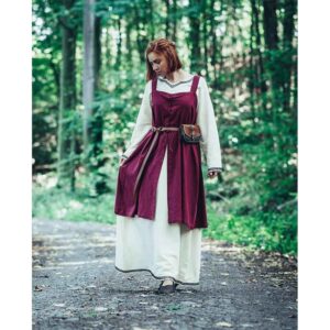 Daina Thin Leather Belt - Brown