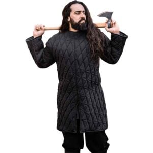 Nils Medieval Gambeson - Black