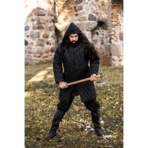 Nils Medieval Gambeson - Black