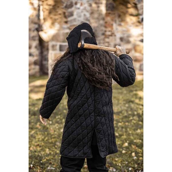 Nils Medieval Gambeson - Black
