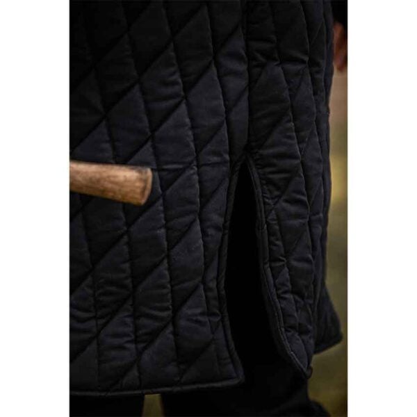 Nils Medieval Gambeson - Black