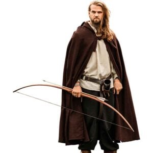 Elinor Classic Medieval Cloak - Brown