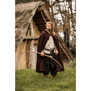 Elinor Classic Medieval Cloak - Brown
