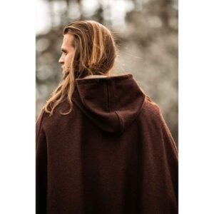 Elinor Classic Medieval Cloak - Brown