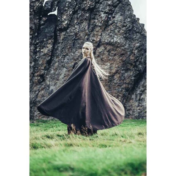 Kuno Medieval Cape - Brown