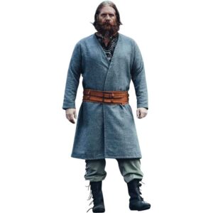 Balder Wool Viking Coat - Grey