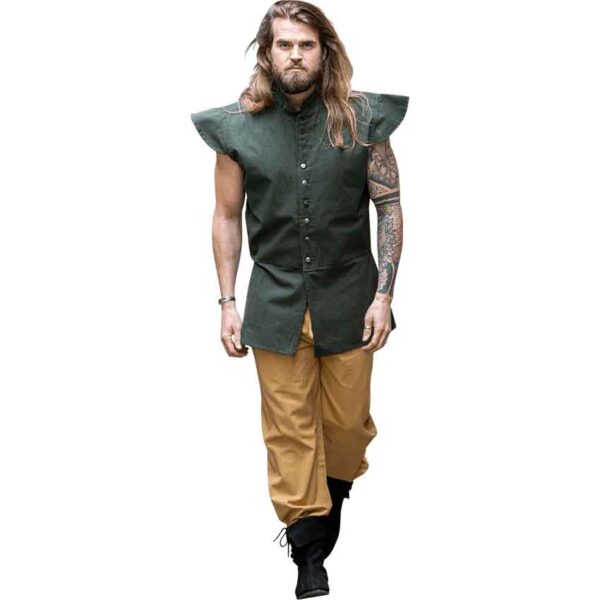 Charles Men's Medieval Doublet - Green