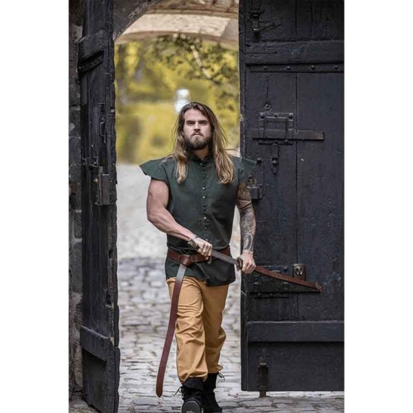 Charles Men's Medieval Doublet - Green