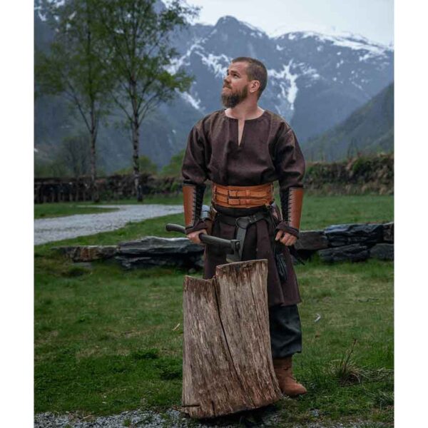 Olvisson Wool Viking Tunic - Brown