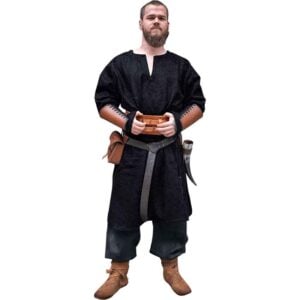 Olvisson Wool Viking Tunic - Black