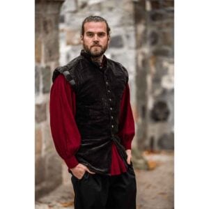 Pierre Noble Velvet Doublet - Brown