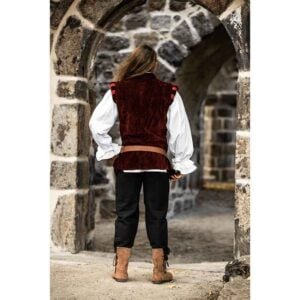Pierre Noble Velvet Doublet - Red