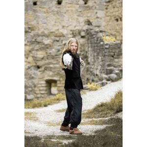 Pierre Noble Velvet Doublet - Black