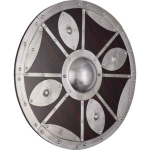 Wood and Steel Viking Warrior Shield