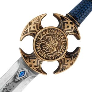 Blue Medieval Templar Foam Sword