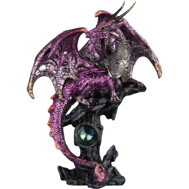 Dragon Guarding Pearl Statue