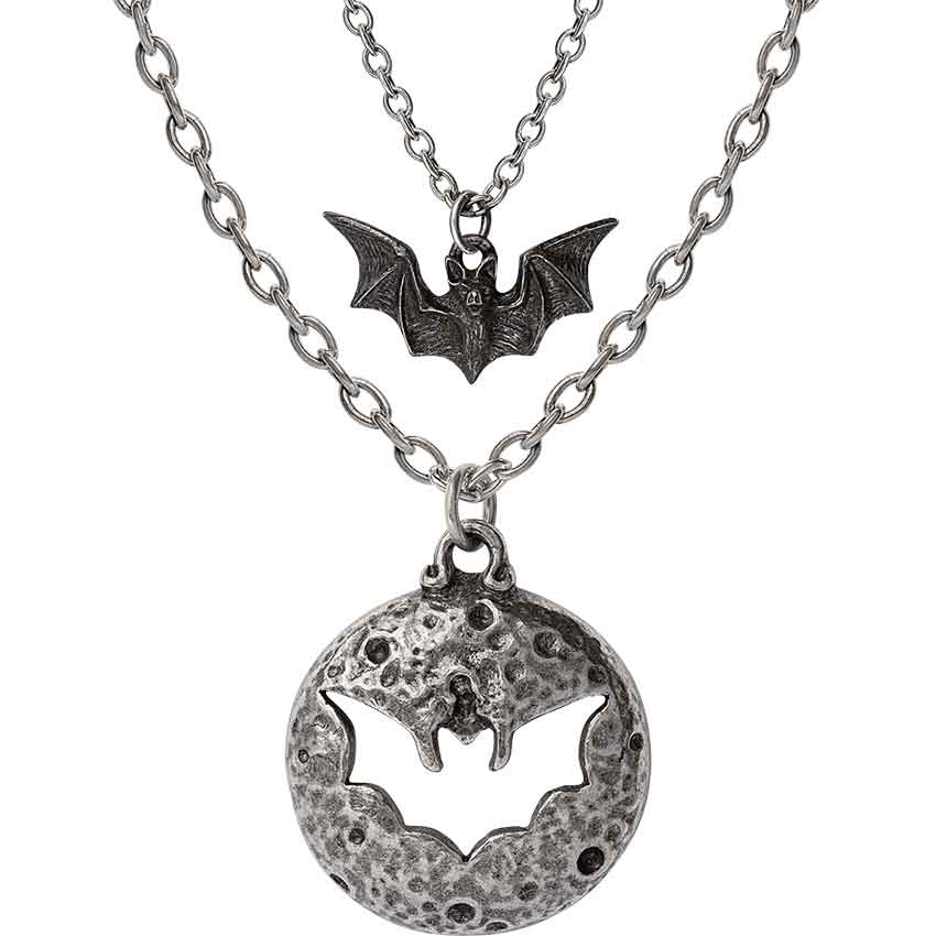 Luna Roost Bat Necklace Set