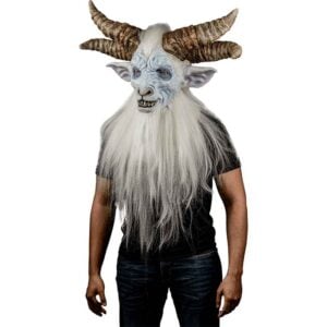 Pale Baphomet God Mask
