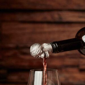 Pirate Skull Premium Wine Pourer