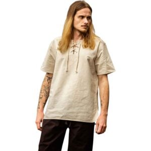 Erhart Medieval Short Sleeve Shirt - Natural