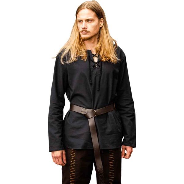 Otto Medieval Shirt - Black