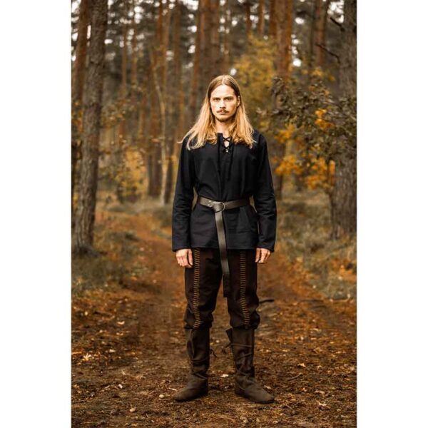 Otto Medieval Shirt - Black